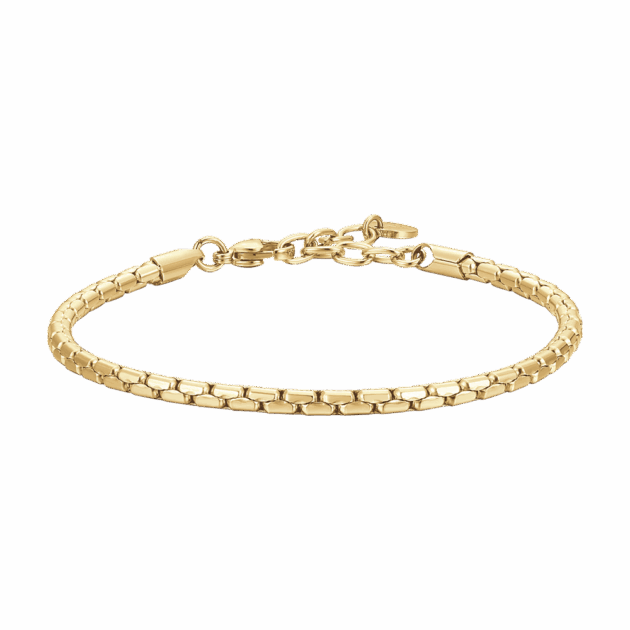 BRACCIALE UOMO IN ACCIAIO IP GOLD