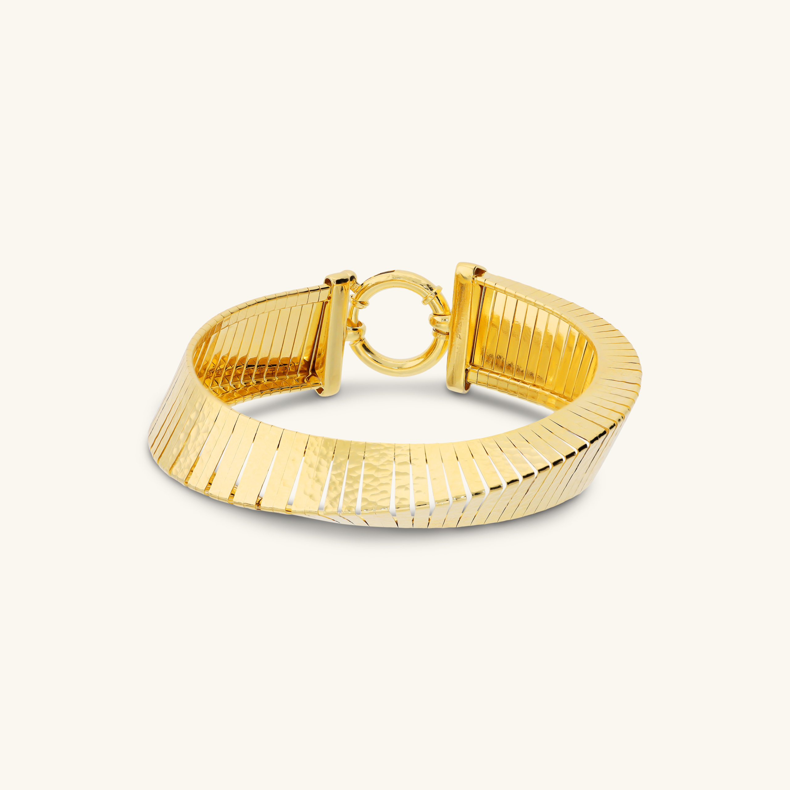 Bracciale Cleopatra Ritorto Martellato