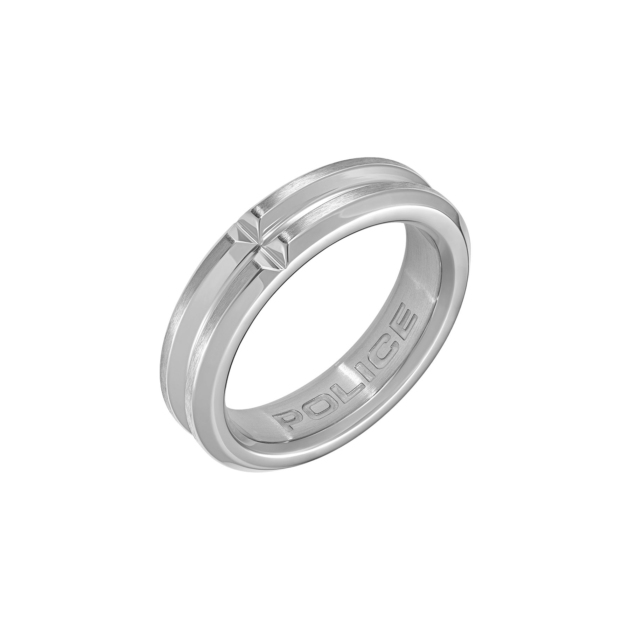 Anello Police in acciaio 316L